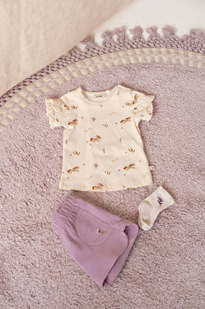 Feetje Flower Ranch T-shirt ecru, foto 5