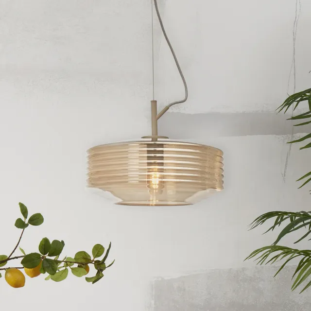 It's About Romi its about RoMi Hanglamp 'Verona' 35cm, kleur Amber