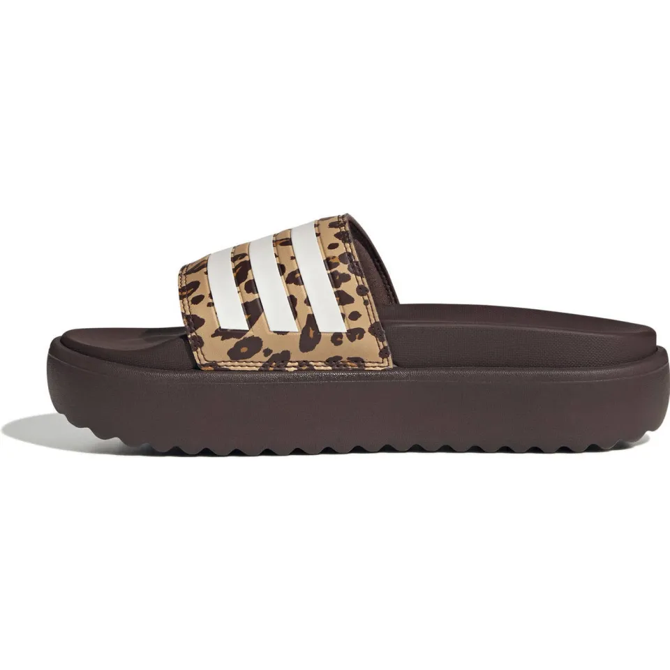 Adidas Sportswear Adilette Platform badslippers bruin/beige, foto 5