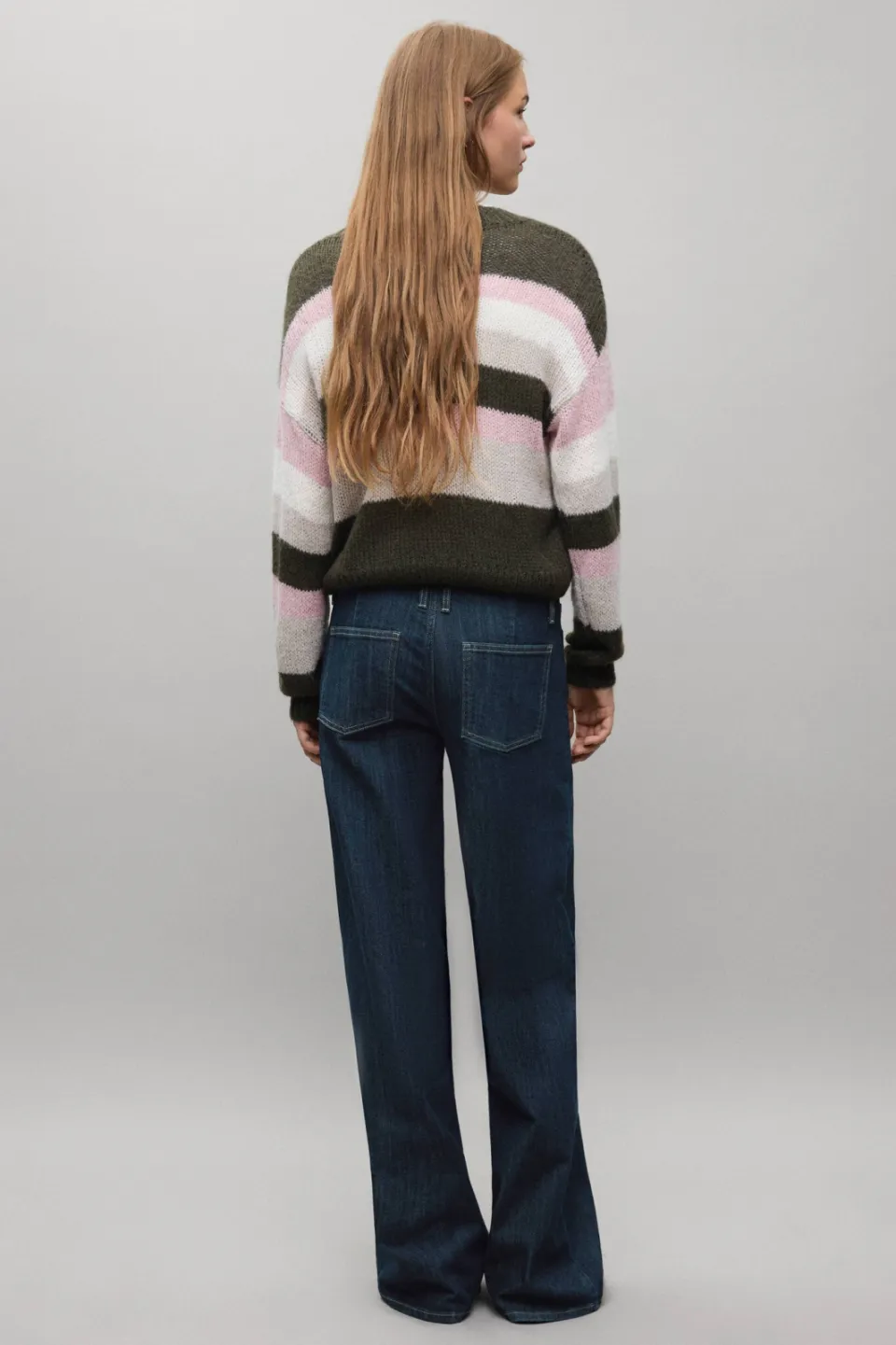 Mango TEEN straight leg jeans - dark blue denim, foto 3