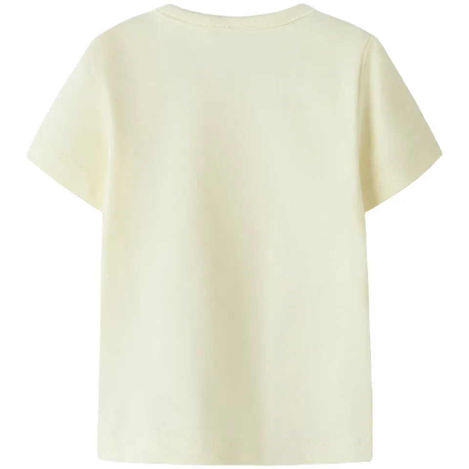 NAME IT T-shirt lichtgeel met print, foto 2