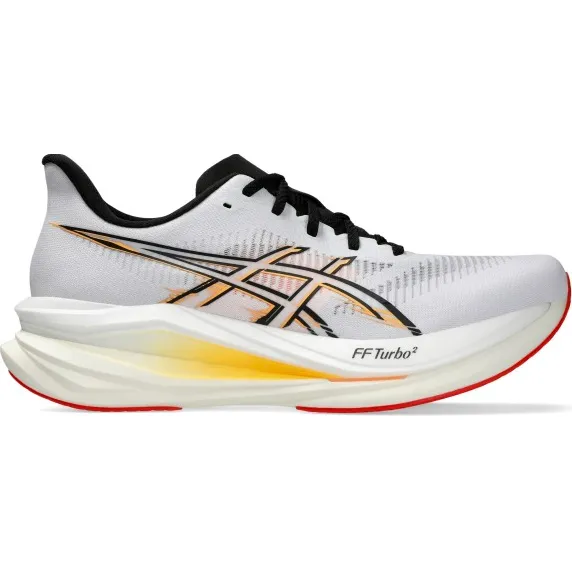 Asics Sonicblast 2 hardloopschoenen wit oranje wit/oranje