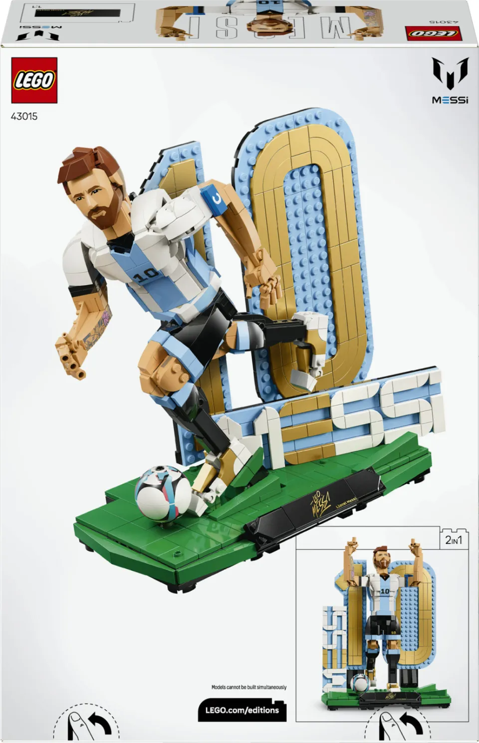 Lego Editions Sports Lionel Messi – Voetballegende Voetbal Set 43015, foto 5