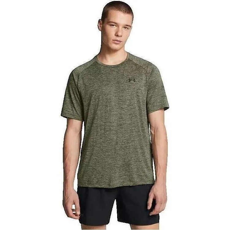 Under Armour Tech 2.0 Shirt Heren donkergroen