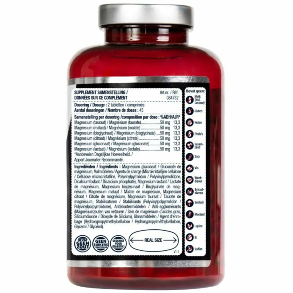 Lucovitaal Super Magnesium 6 Complex tabletten, foto 2