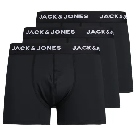 Jack & Jones Boxershorts heren microfiber trunks jacbase 3-pack zwart, foto 2