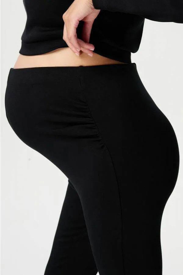 Noppies maternity flared zwangerschapsbroek Umea zwart, foto 5
