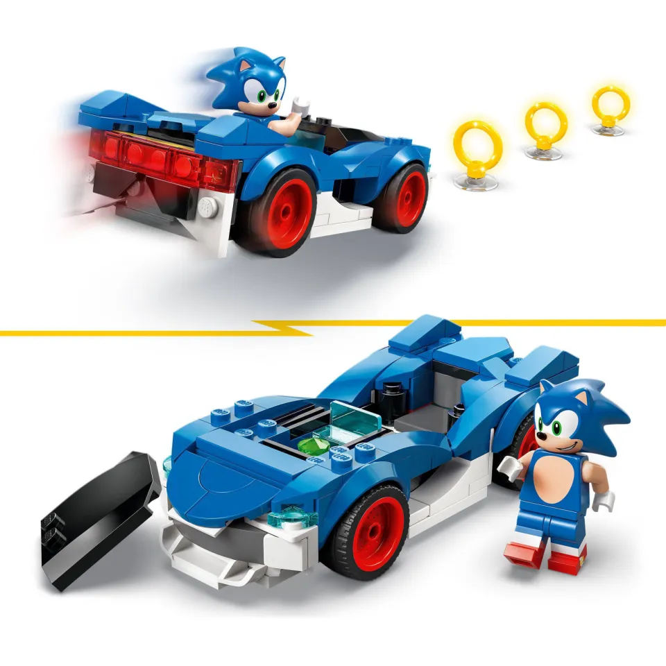 Lego Sonic the Hedgehog Sonic: Speedster Lightning Bouwpakket 77117, foto 2