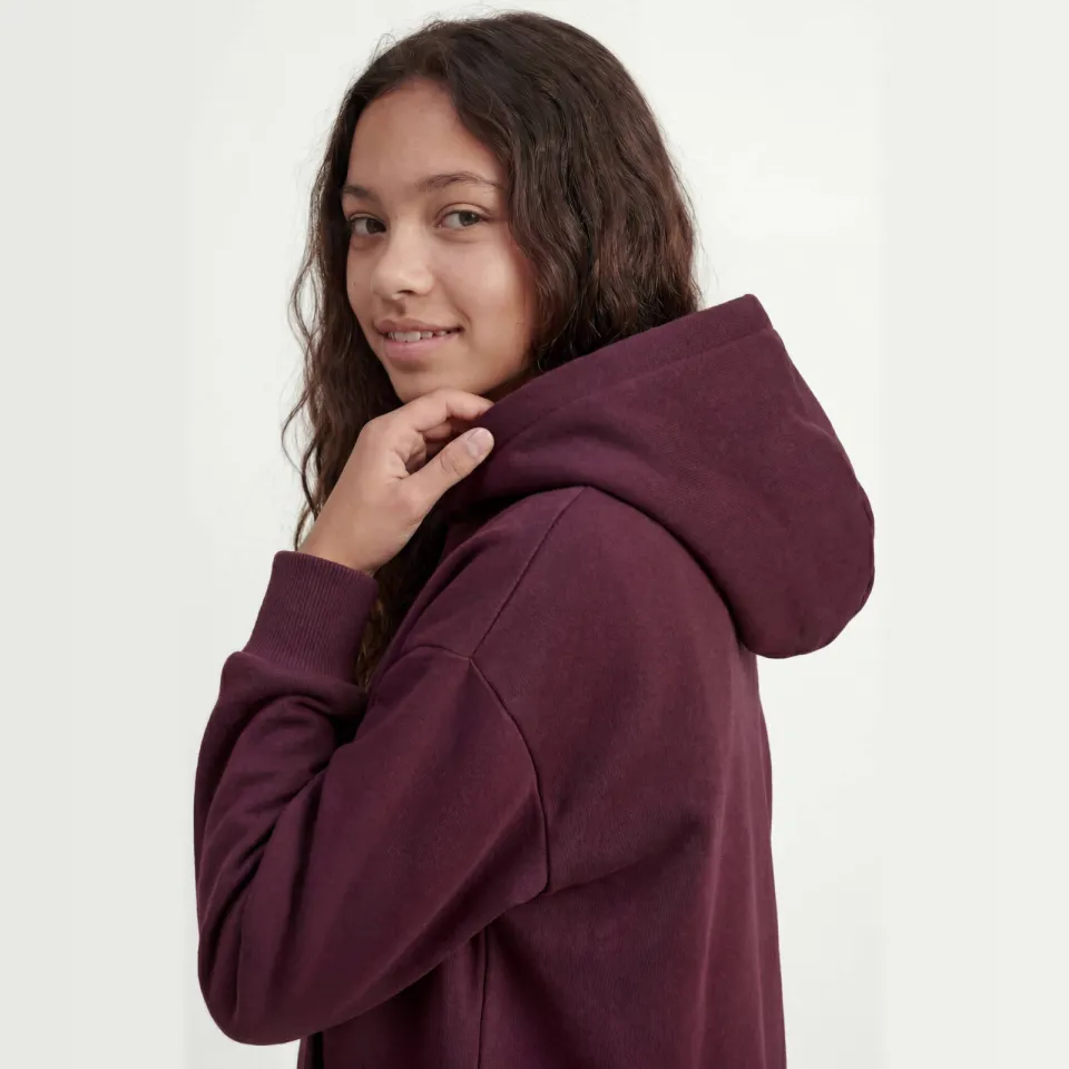 JJXX GIRL sweat hoodie met tekst - donkerrood, foto 5