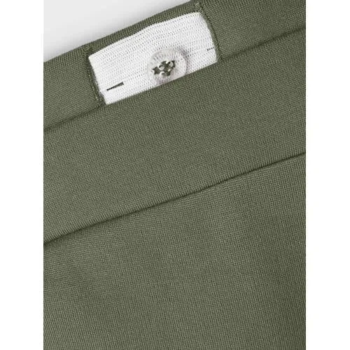 NAME IT high waist flared broek NKFFRIKKALI groen, foto 2