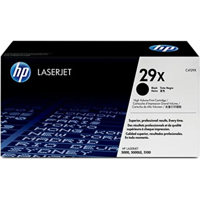 Hp 29X (C4129X) Toner Zwart Hoge capaciteit