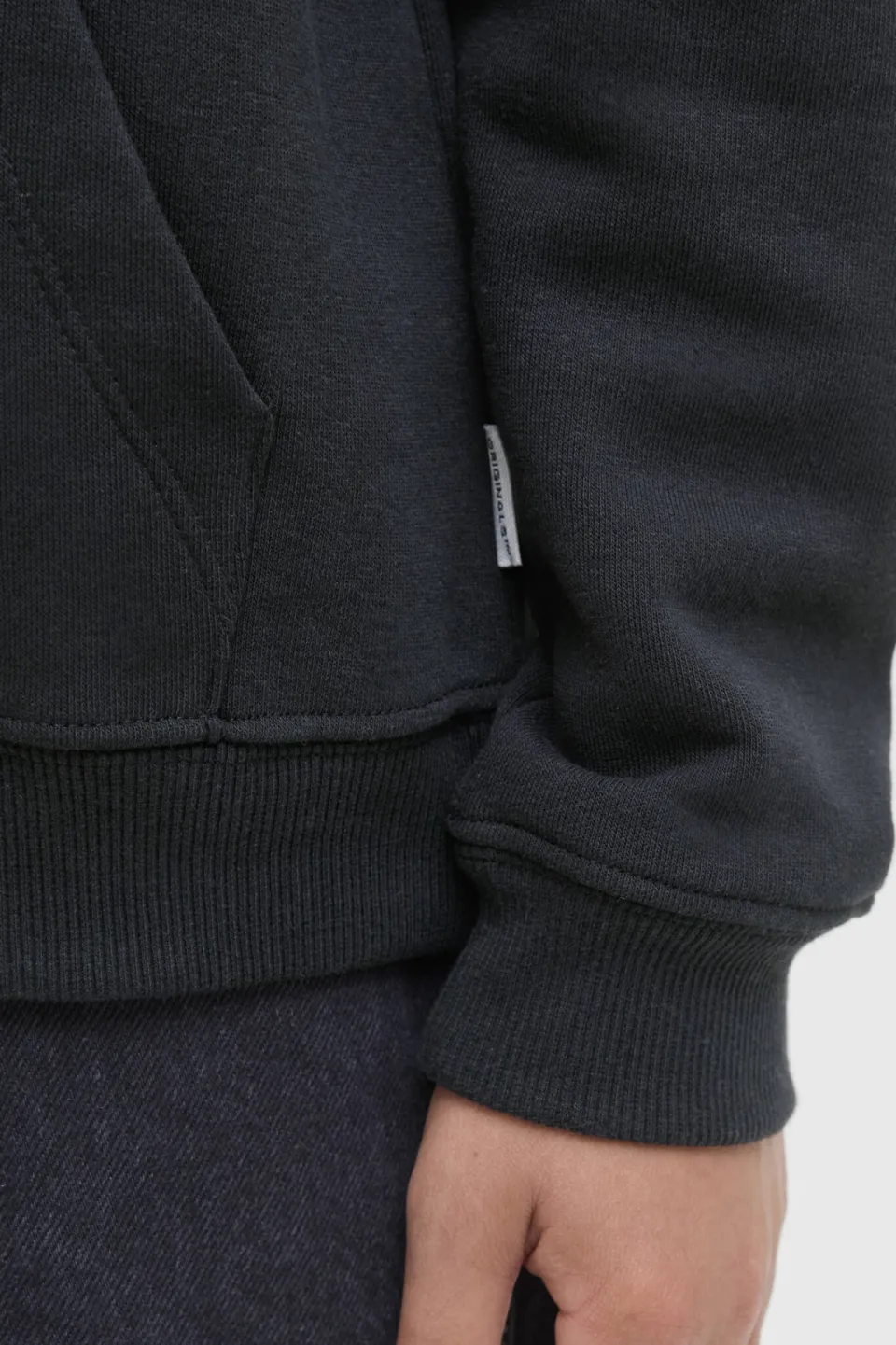 Jack & Jones JUNIOR hoodie zwart, foto 7