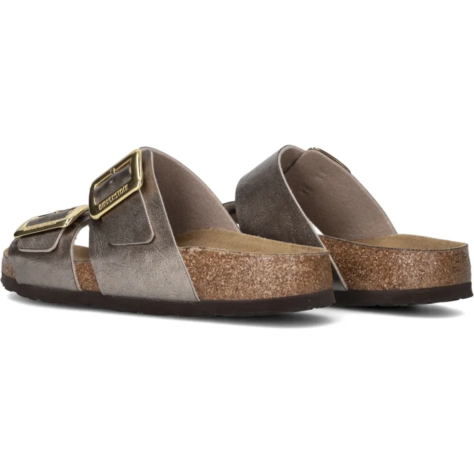 Birkenstock Sydney Cushion Buckle slippers bronskleurig, foto 4