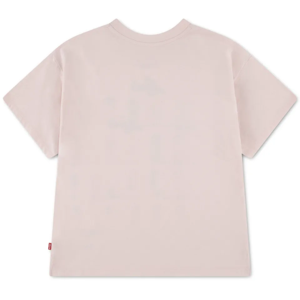 Levi's T-shirt lichtroze, foto 5