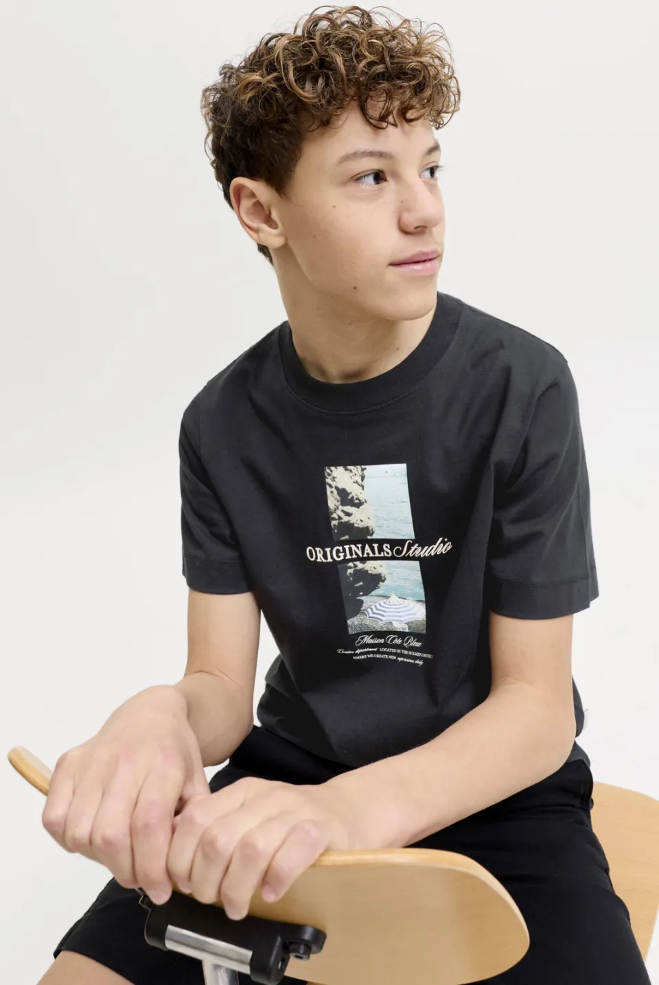 Jack & Jones t-shirt zwart met printopdruk, foto 4