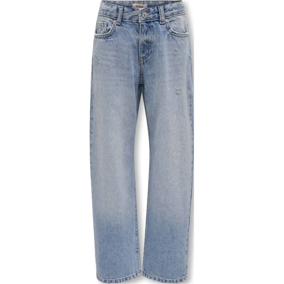 KIDS ONLY GIRL wide leg regular waist jeans light blue denim, foto 2