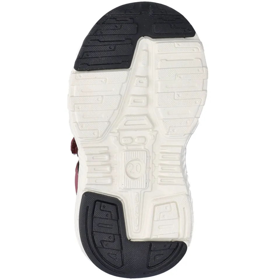 Nelson Kids imitatieleren sneakers - bordeaux, foto 6