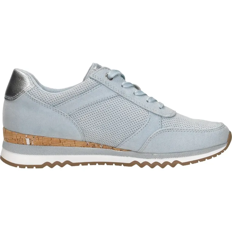 Marco Tozzi lage sneakers lichtblauw Licht blauw