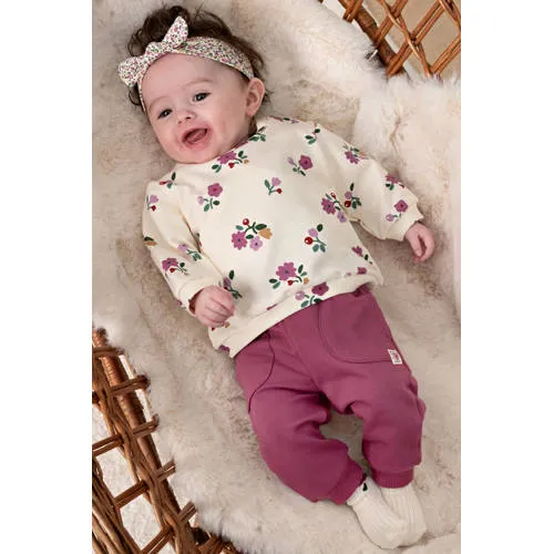 Feetje sweater Afternoon Tea ecru/roze, foto 4