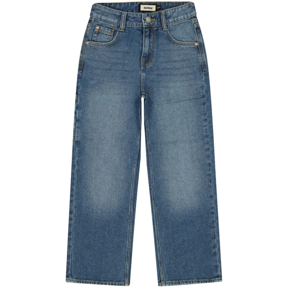 Raizzed Hanoi baggy carpenter jeans blauw, foto 2