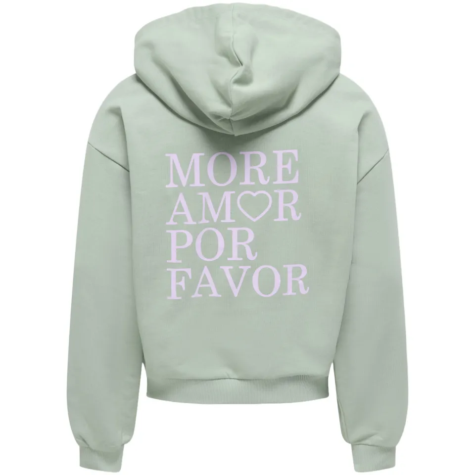 KIDS ONLY GIRL hoodie met backprint - mintgroen, foto 3