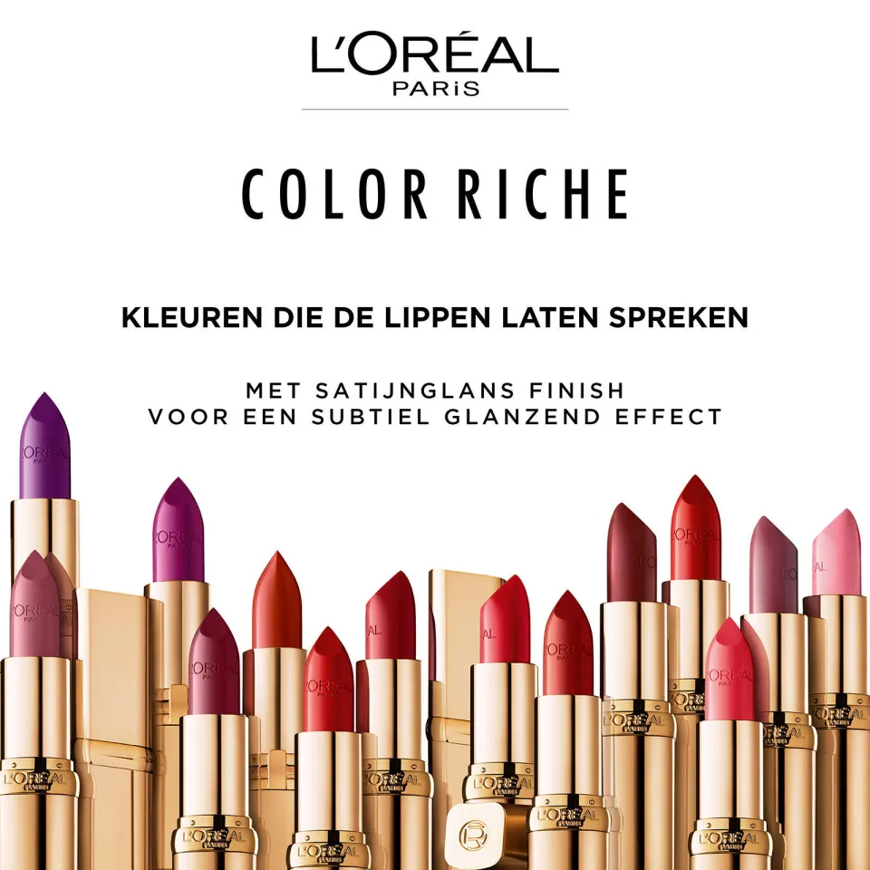 L'oréal Color Riche Satin lippenstift 110 Made in Paris, foto 2