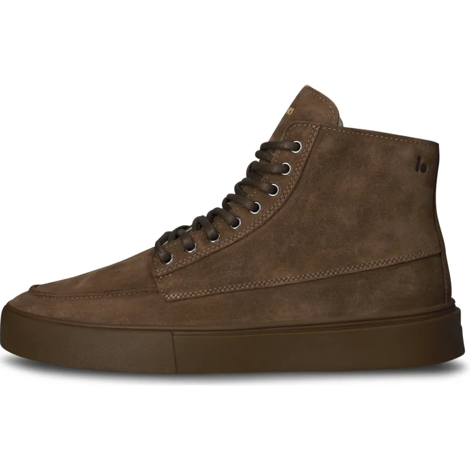 Blackstone Ruby Eero - Zipper - Walnut - Suede sneaker (high) brown, foto 3