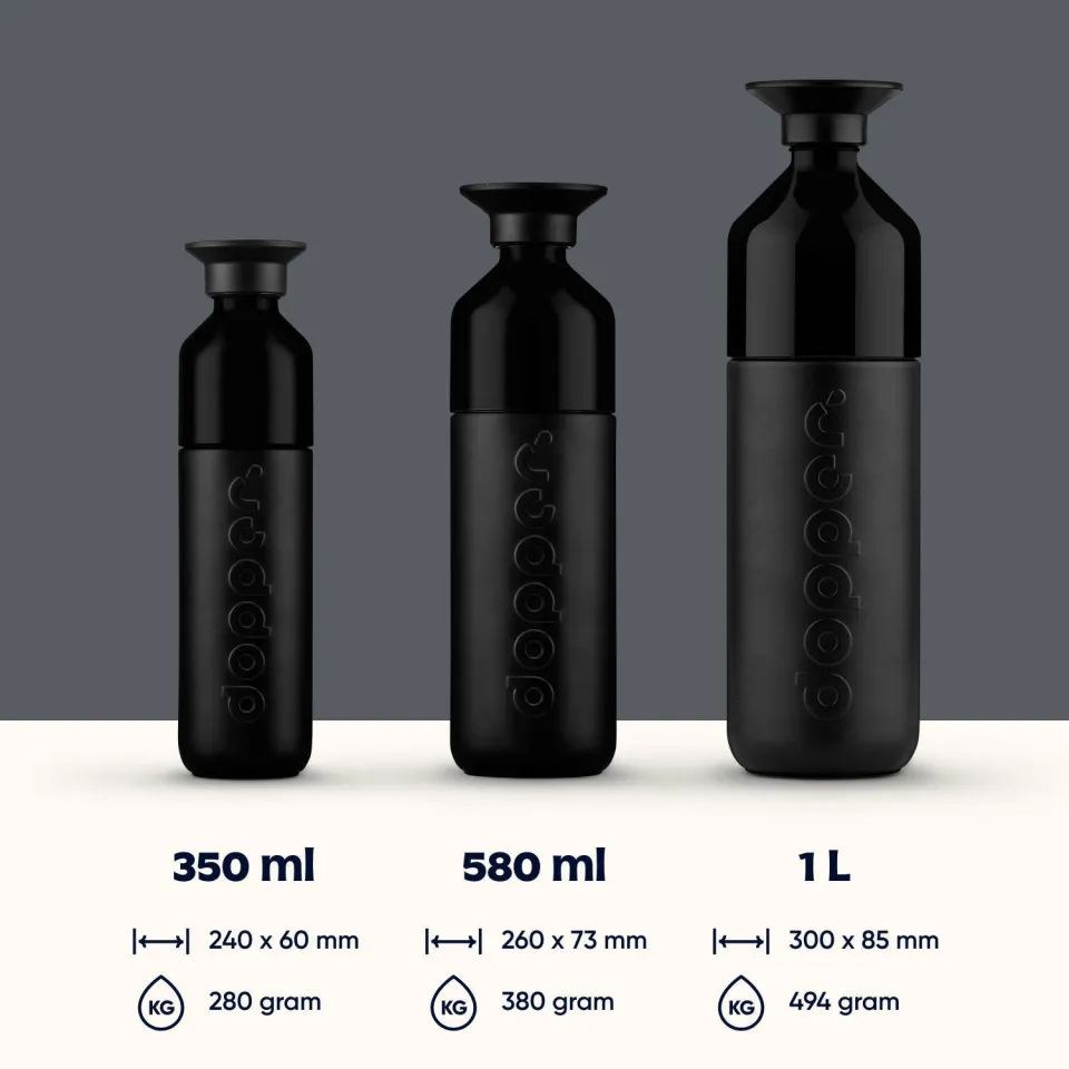 Dopper Insulated isoleerfles 1000 ml zwart, foto 7