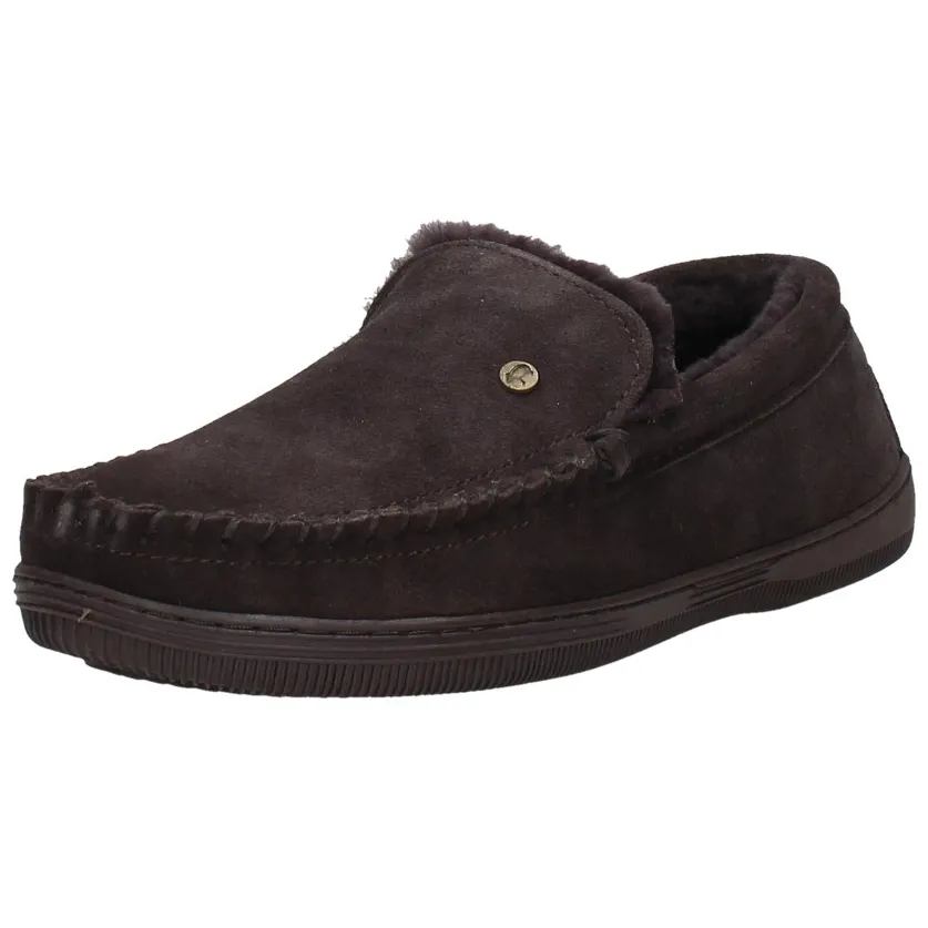 Warmbat Grizzly pantoffel donkerbruin, foto 3
