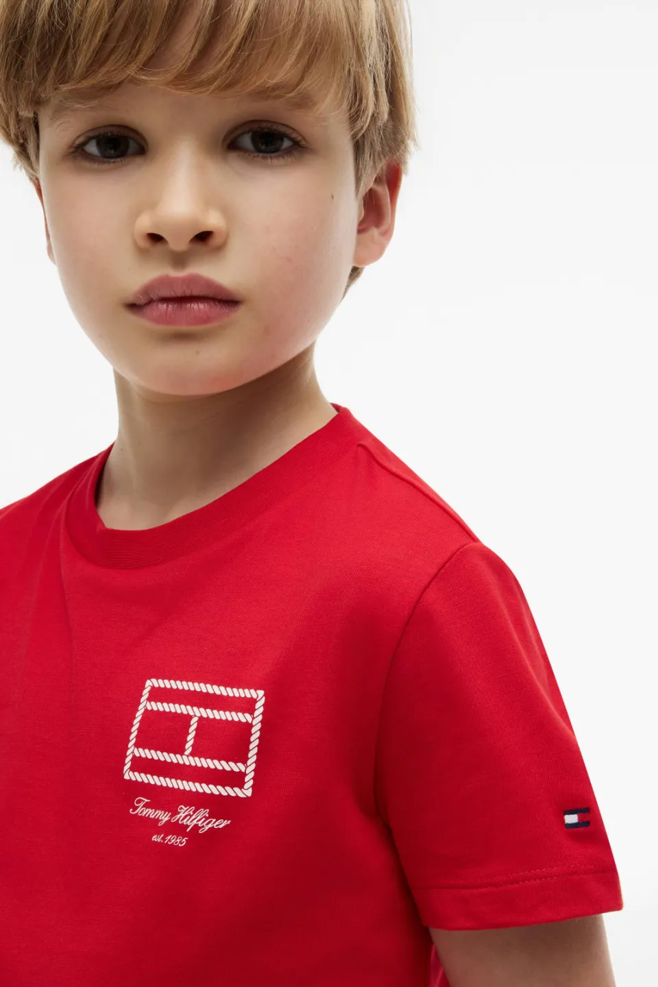 Tommy Hilfiger T-shirt met print rood, foto 4