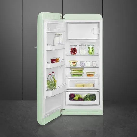 Smeg FAB28LPG6 koelkast met vriesvak watergroen, foto 4