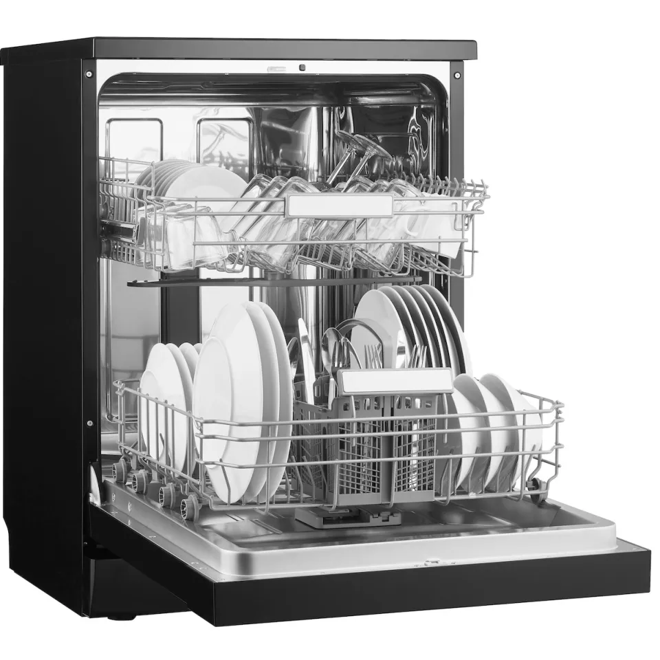 Inventum VVW6036AB vrijstaande vaatwasser zwart, foto 3