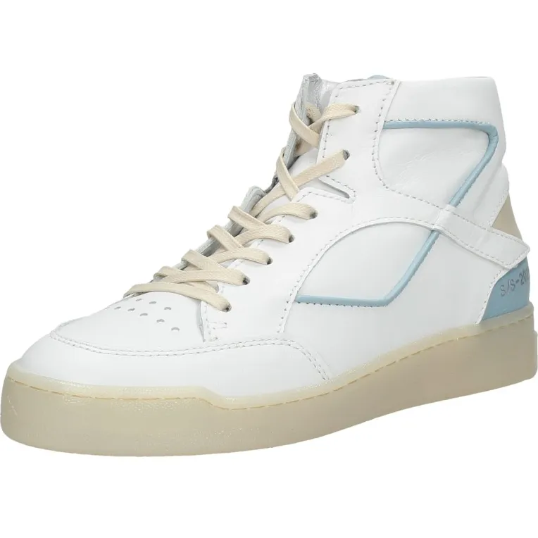 Mjus hoge veterschoen wit, foto 3