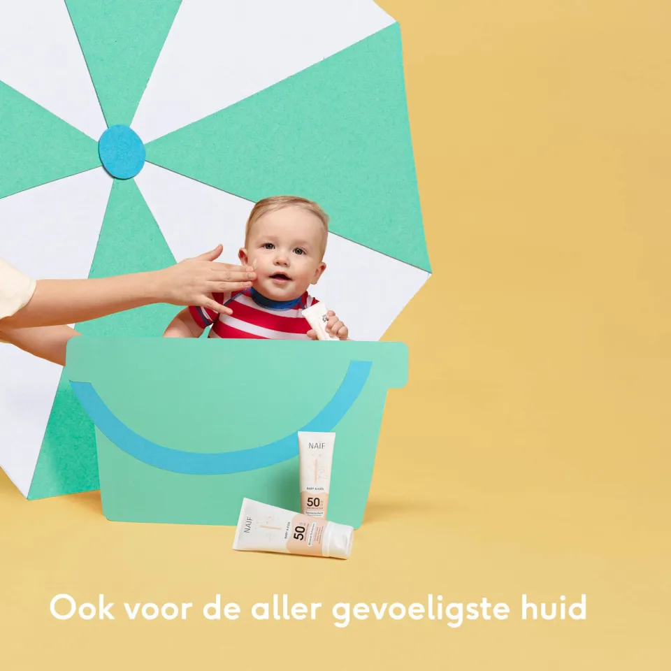 Naif Baby & Kids minerale zonnebrandcrème SPF50, foto 3