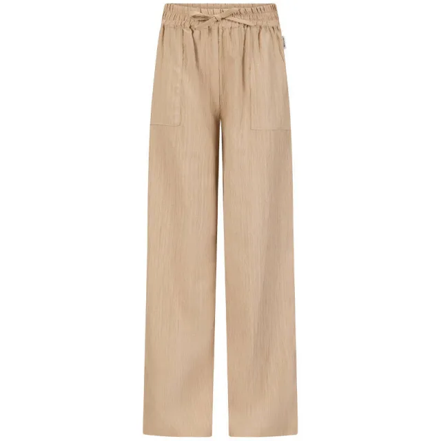 Retour Jeans Maddy wide leg broek beige