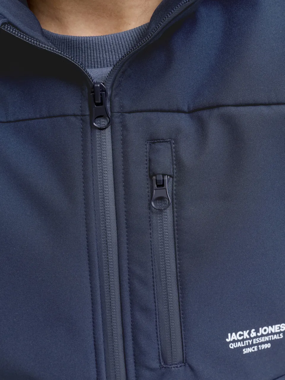 Jack & Jones JUNIOR softshell jas donkerblauw, foto 6