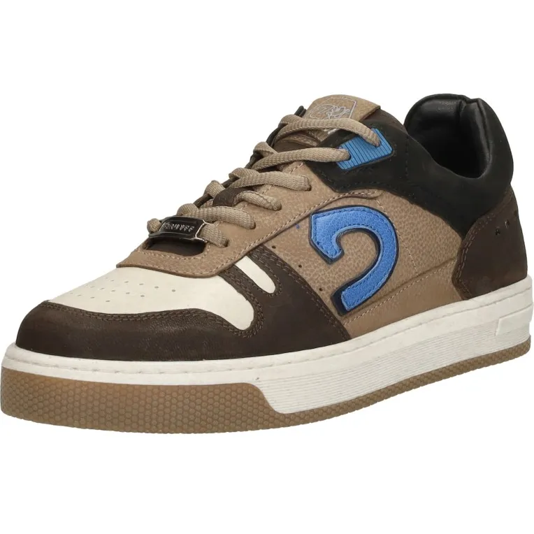 Cruyff Trophy Mid lage sneakers bruin, foto 3