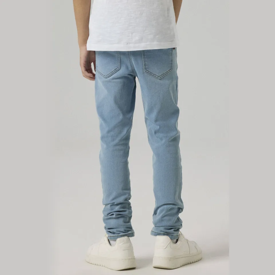 NAME IT KIDS slim fit jeans NKMSILAS light denim, foto 5
