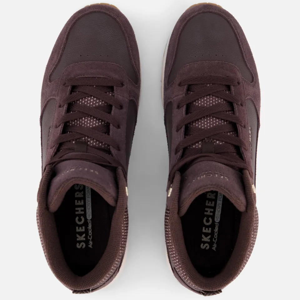 Skechers Uno Stacre Shine sneaker bruin, foto 3