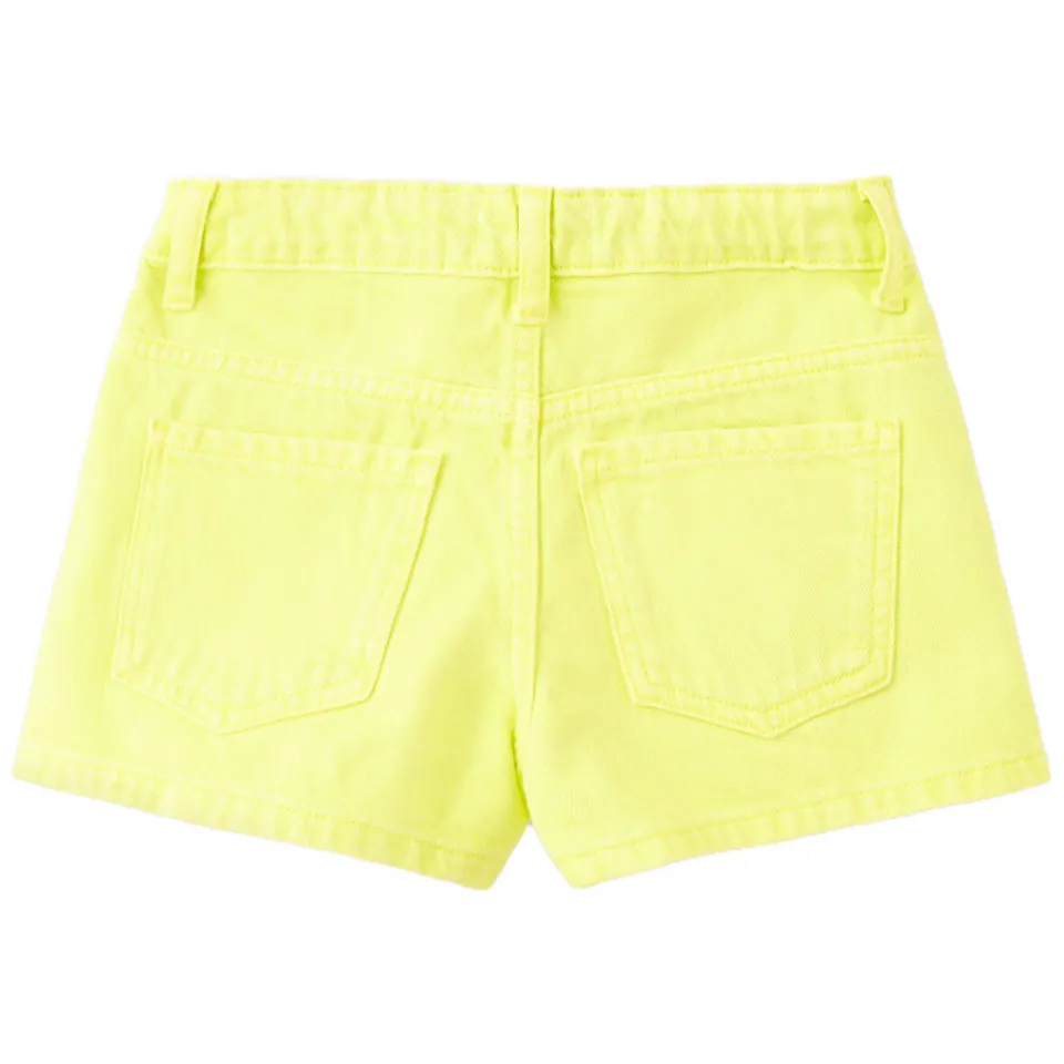 Mango Kids denimshort geel, foto 3
