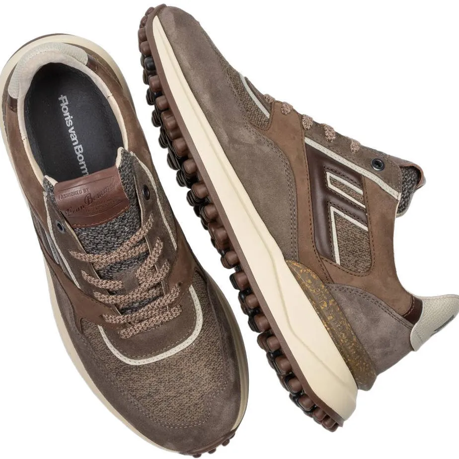 Floris Van Bommel SFM-10139 Noppi lage sneaker bruin, foto 4