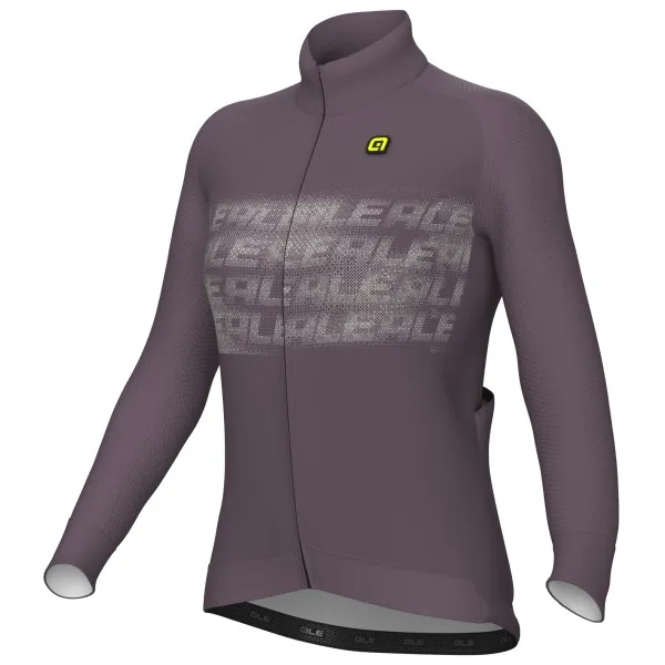 Alé PR.E Identity fietsshirt lange mouwen purper Purper/Grijs