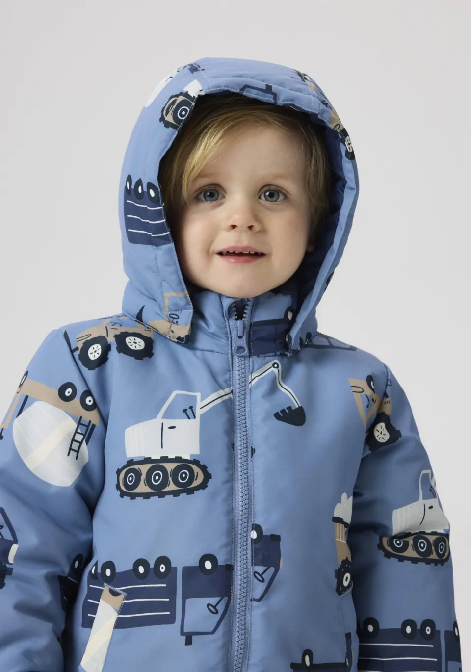 NAME IT MINI tussenjas met print blauw, foto 5