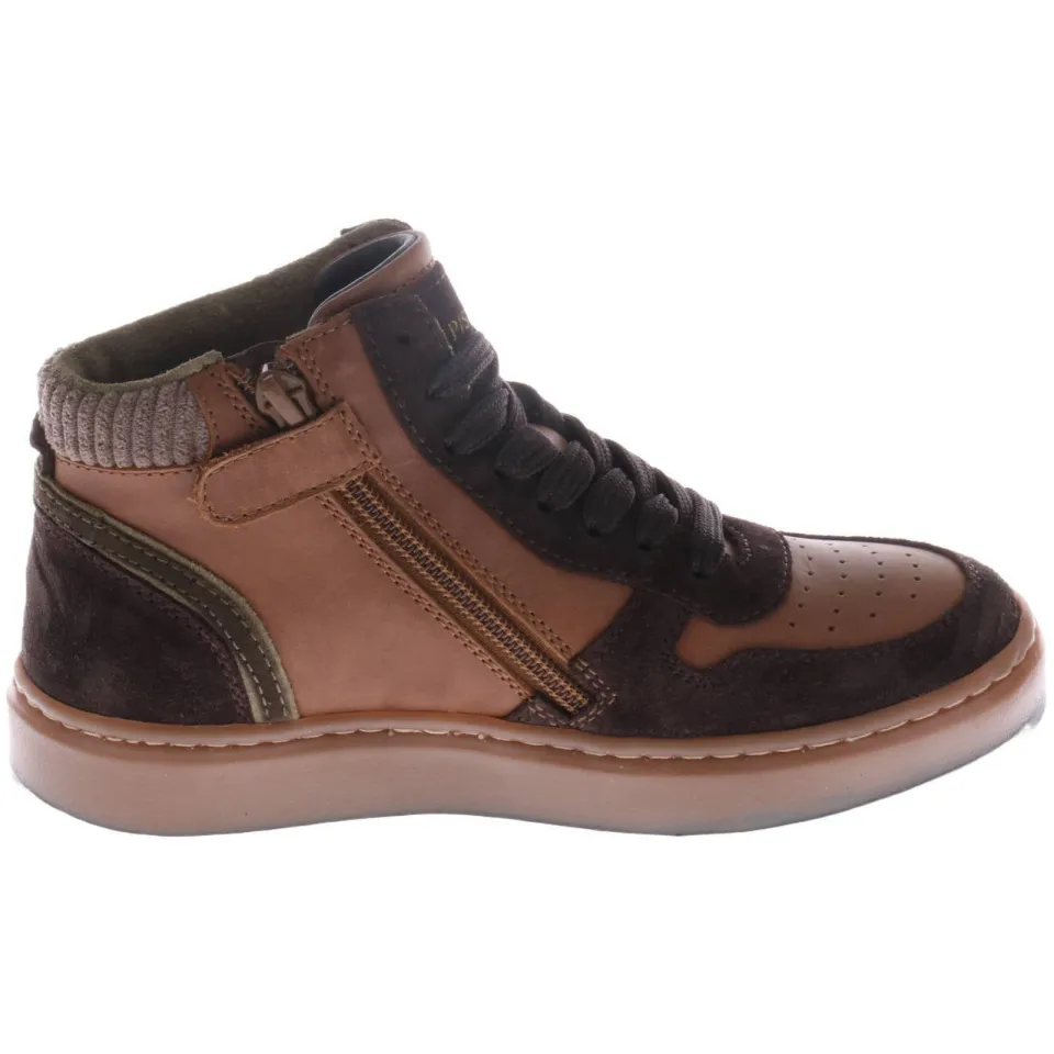Hip suède sneakers - donkerbruin