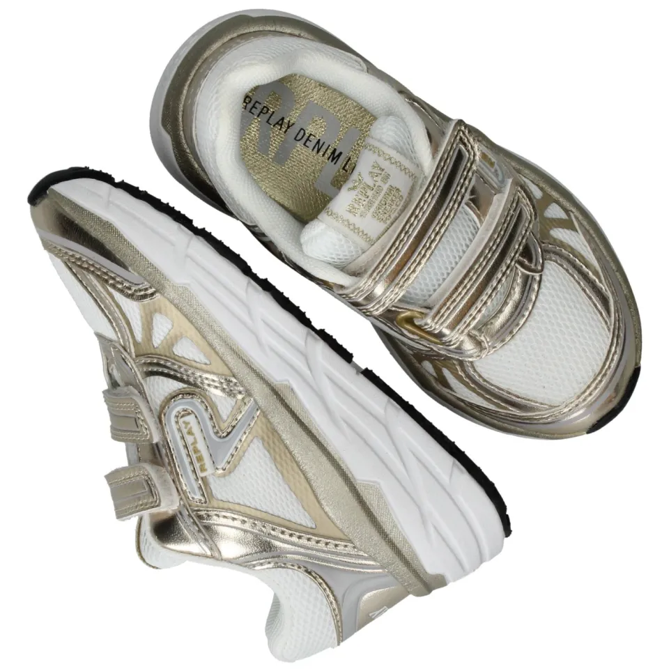 Replay Christal sneakers goud, foto 7
