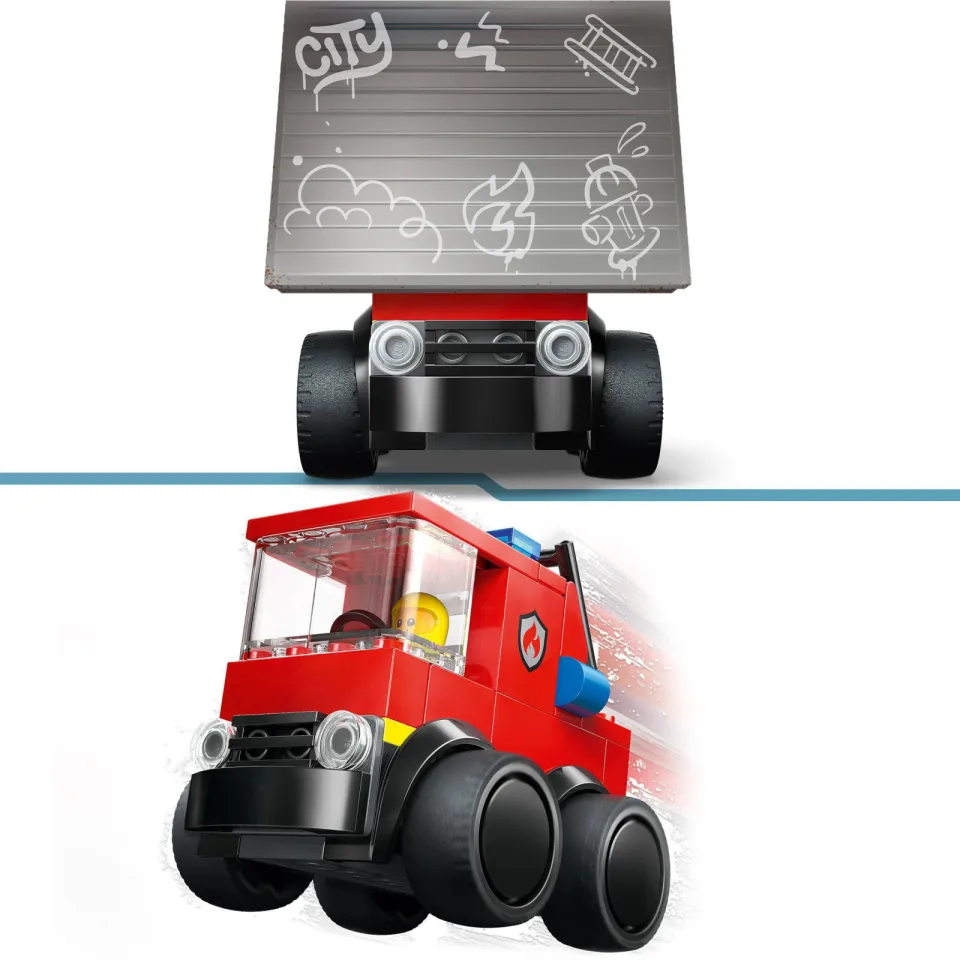 Lego City Voertuigen – Brandweerwagen 60482