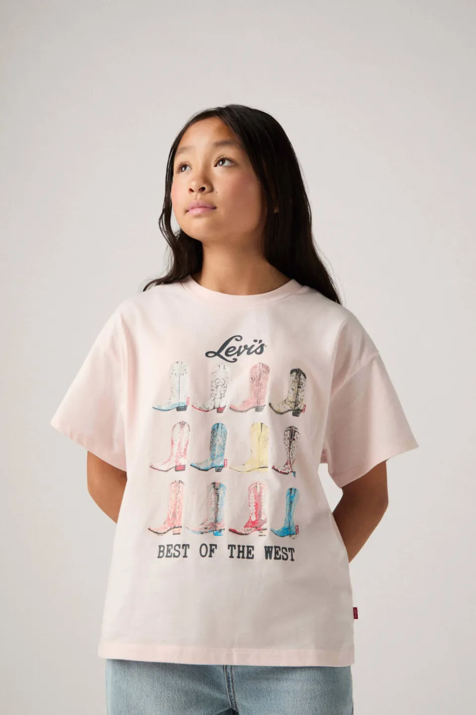 Levi's T-shirt lichtroze, foto 8