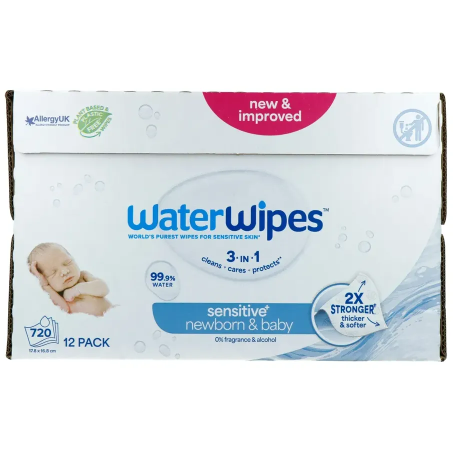 WaterWipes billendoekjes 12 x 60 stuks, foto 2