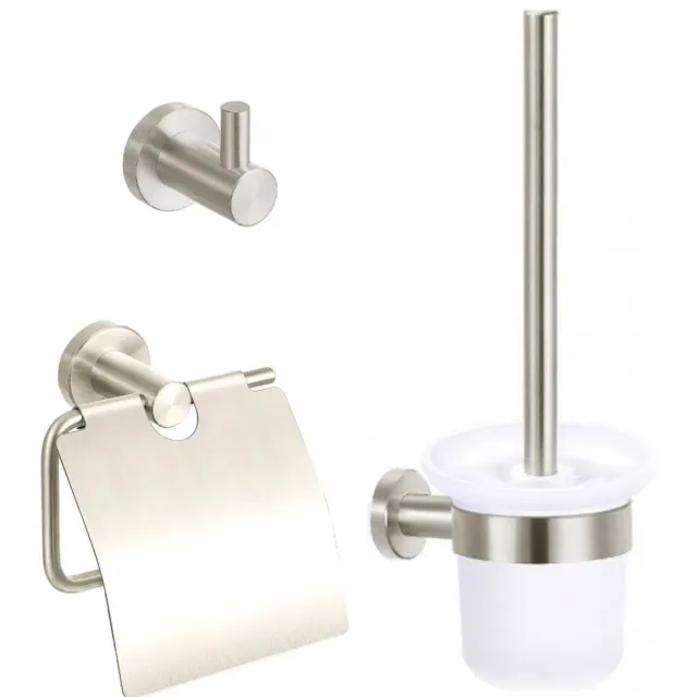 Complete toiletset Best Design Ore Metaal/Glas