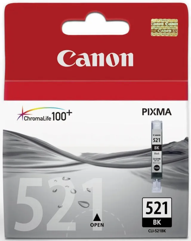 Canon CLI-521BK inktcartridge foto zwart